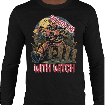 LONGSLEEVE HALLOWEEN  i'm with the with witch